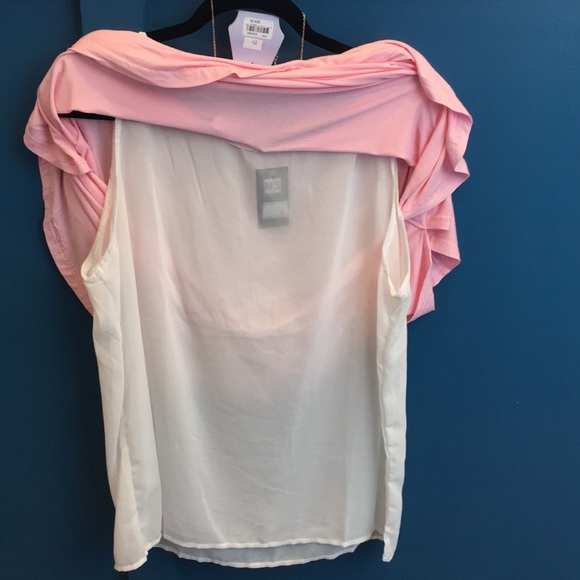 Pink Bouncy top w/pulled up sides to show layer - Picture 2 of 3